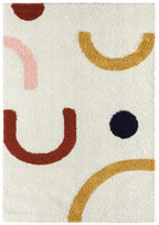 Panama Arch Loop Cream Carpet – Contemporary Artistic Design