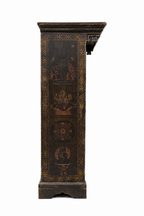 Heritage Haveli Artisan Wardrobe – Handcrafted Solid Wood Hand-Painted Storage Cabinet