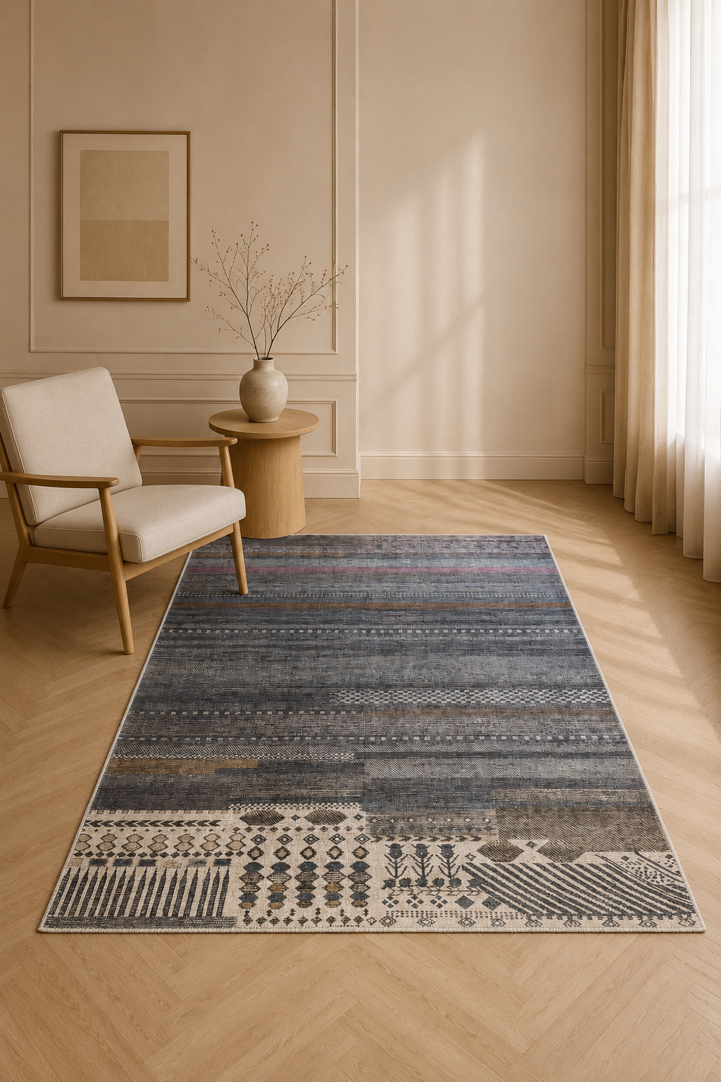 Astra Nomade Éclipse – Spill Proof & Machine Washable Designer Carpet