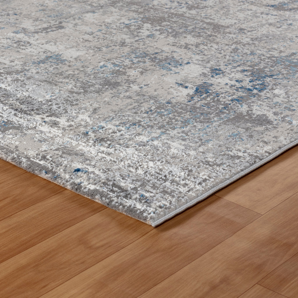 Efes 93 Grey & Blue Modern Carpet – Lightweight & Stylish for Home Interiors