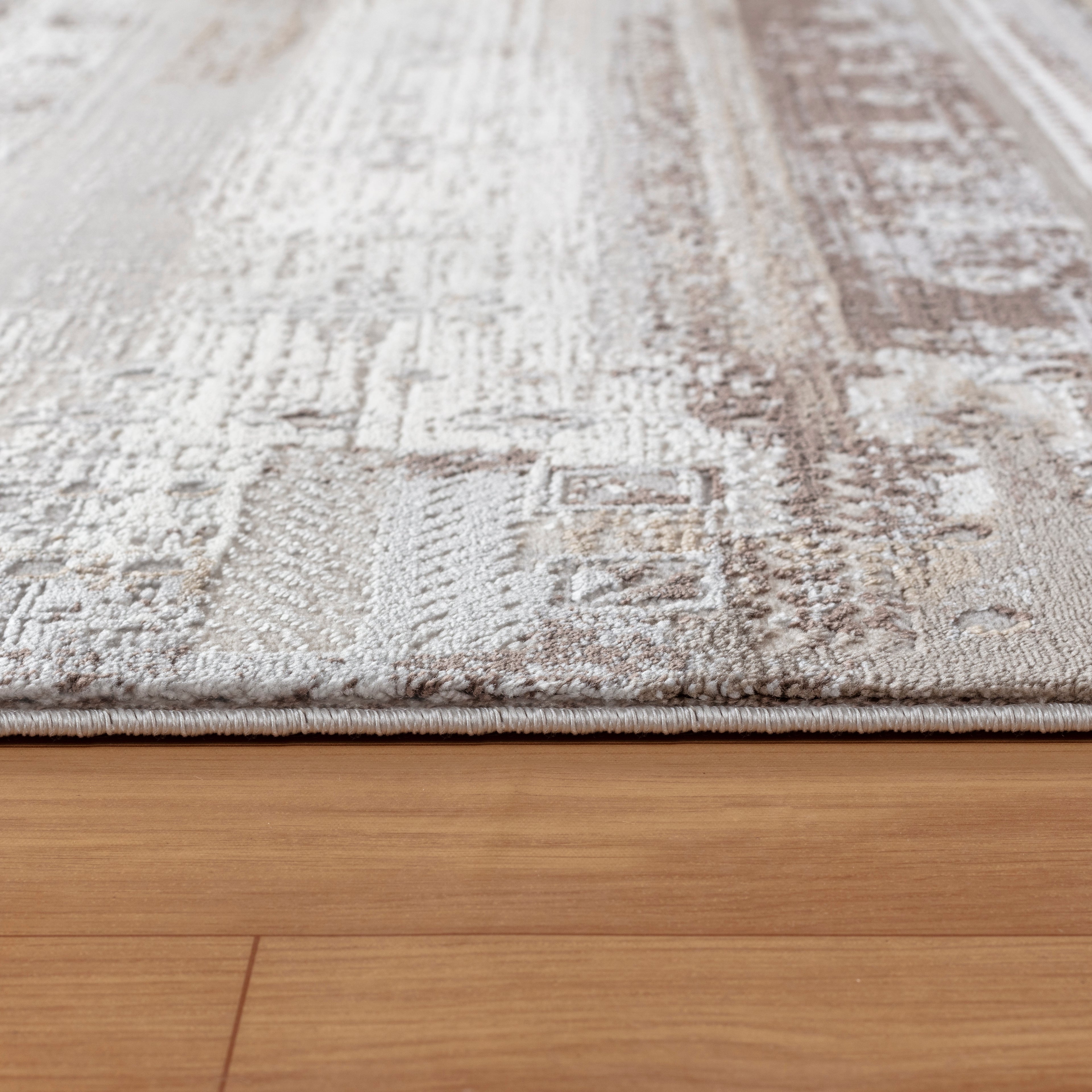 NOVA 27 White Cream Vintage Tribal Runner – Elegant Hallway Accent