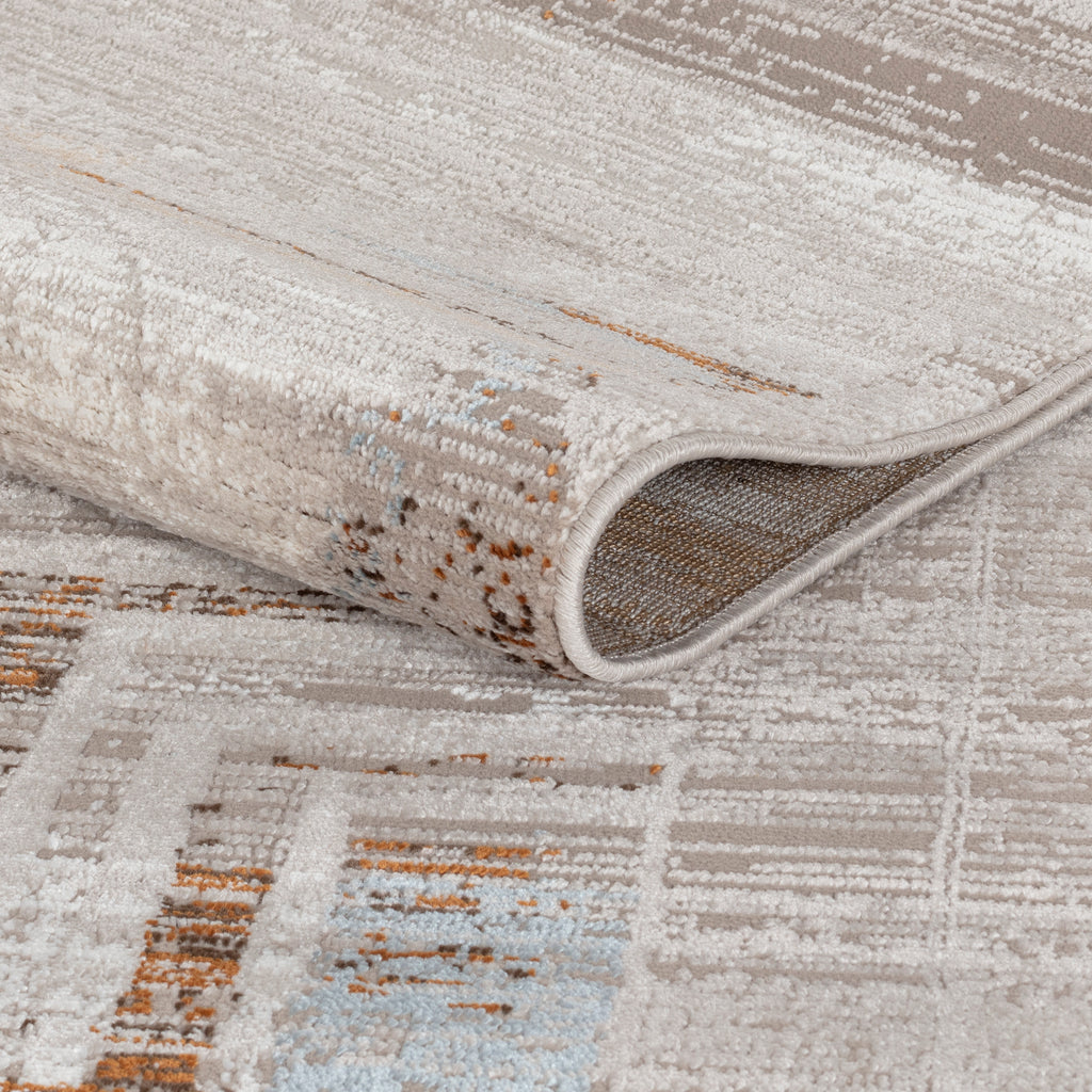 Efes 15 Beige Geometric Carpet – Stylish & Practical for Home Interiors