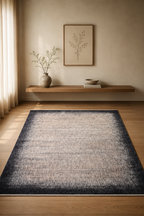 Tapis Savoy Midnight Navy – Élégance géométrique moderne en bleu profond