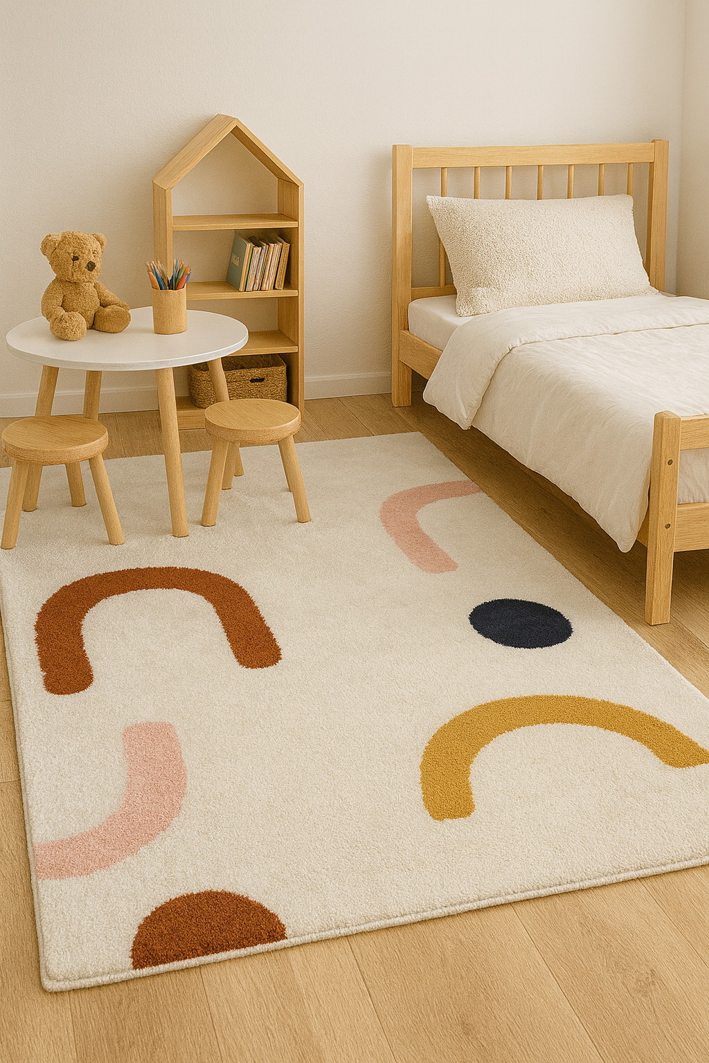 Panama Arch Loop Cream Carpet – Contemporary Artistic Design