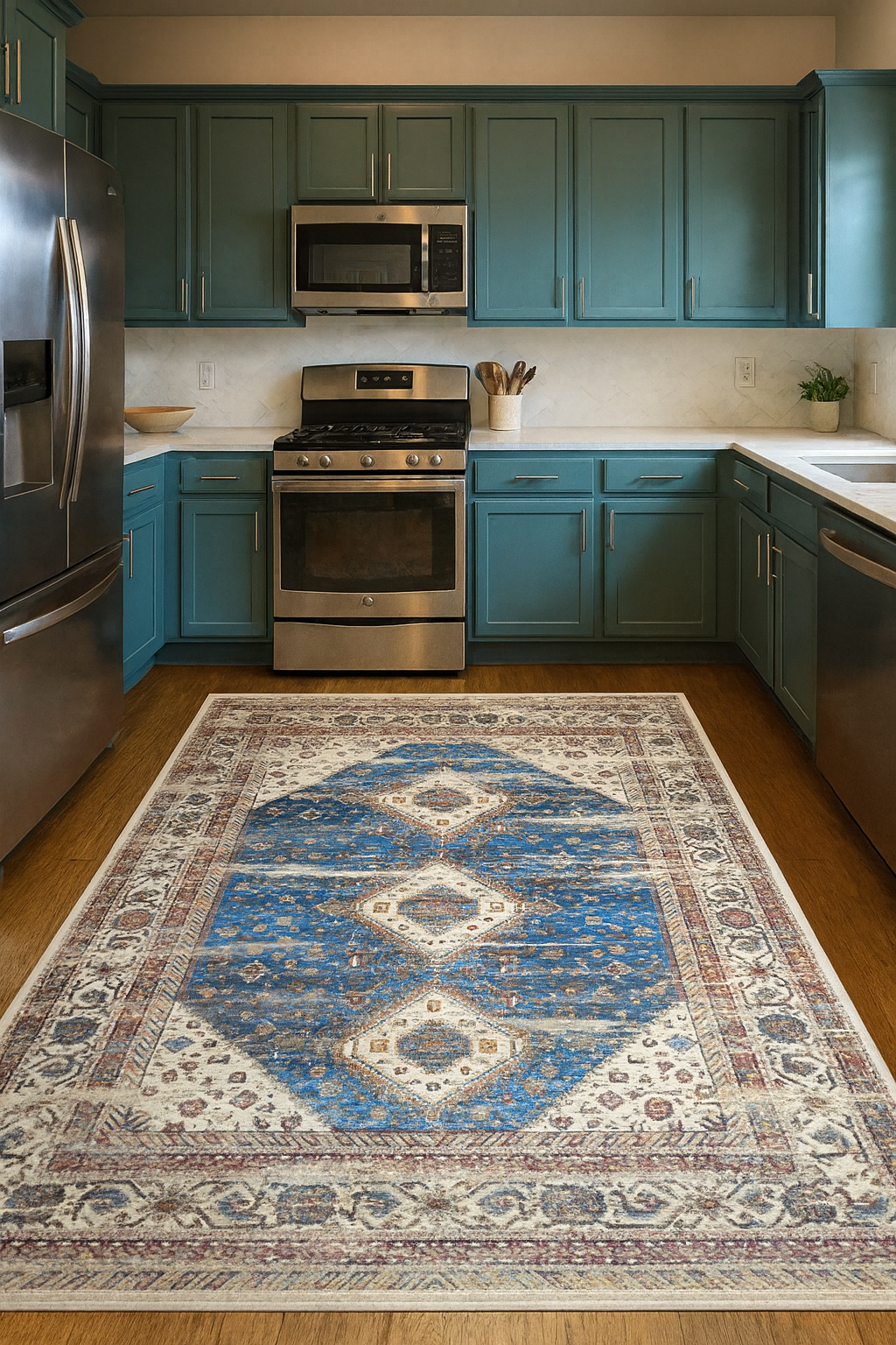 Omega Chenille Beige Vintage Carpet – Timeless Texture with Classic Warmth