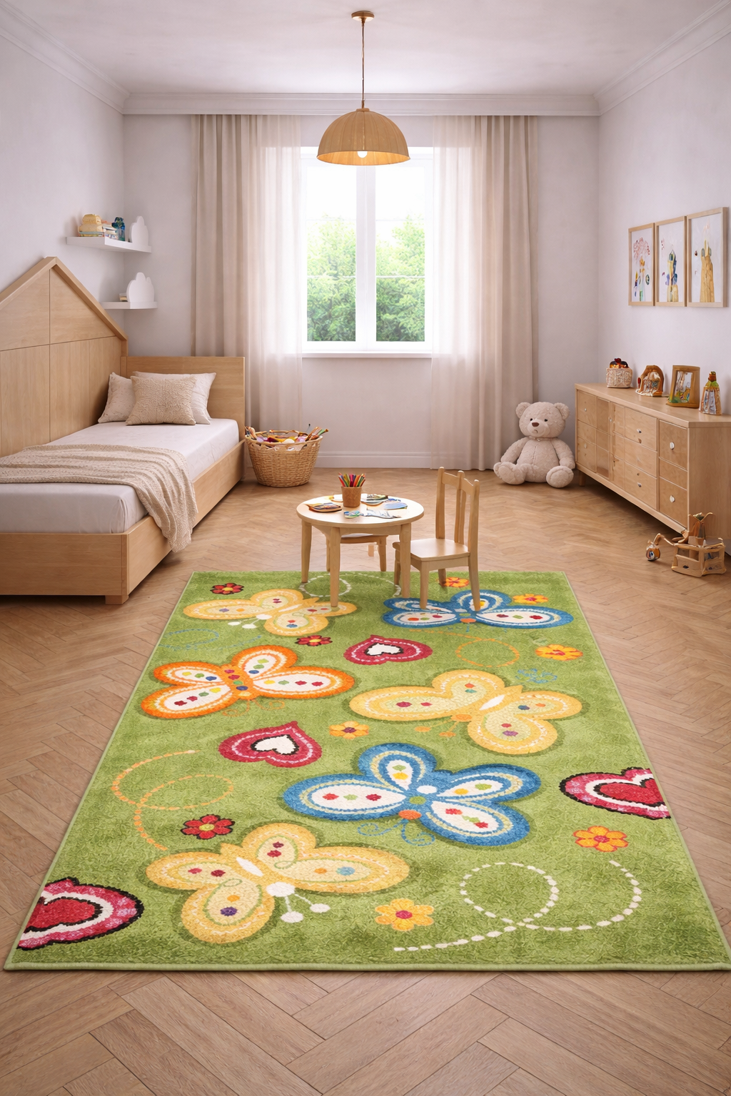 Kids Collection “Happy Hills” Carpet – Light, Fun &amp; Imaginative for Children’s Rooms
