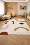 Panama Arch Loop Cream Carpet – Contemporary Artistic Design