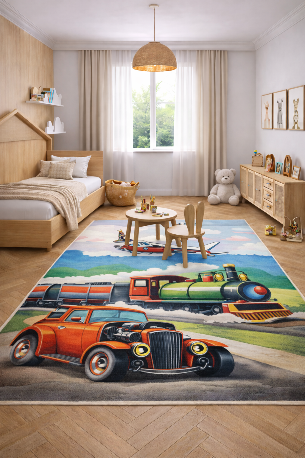 Lux Kids “Rainbow Joy” Soft & Playful Carpet – Bright & Cheerful for Little Spaces