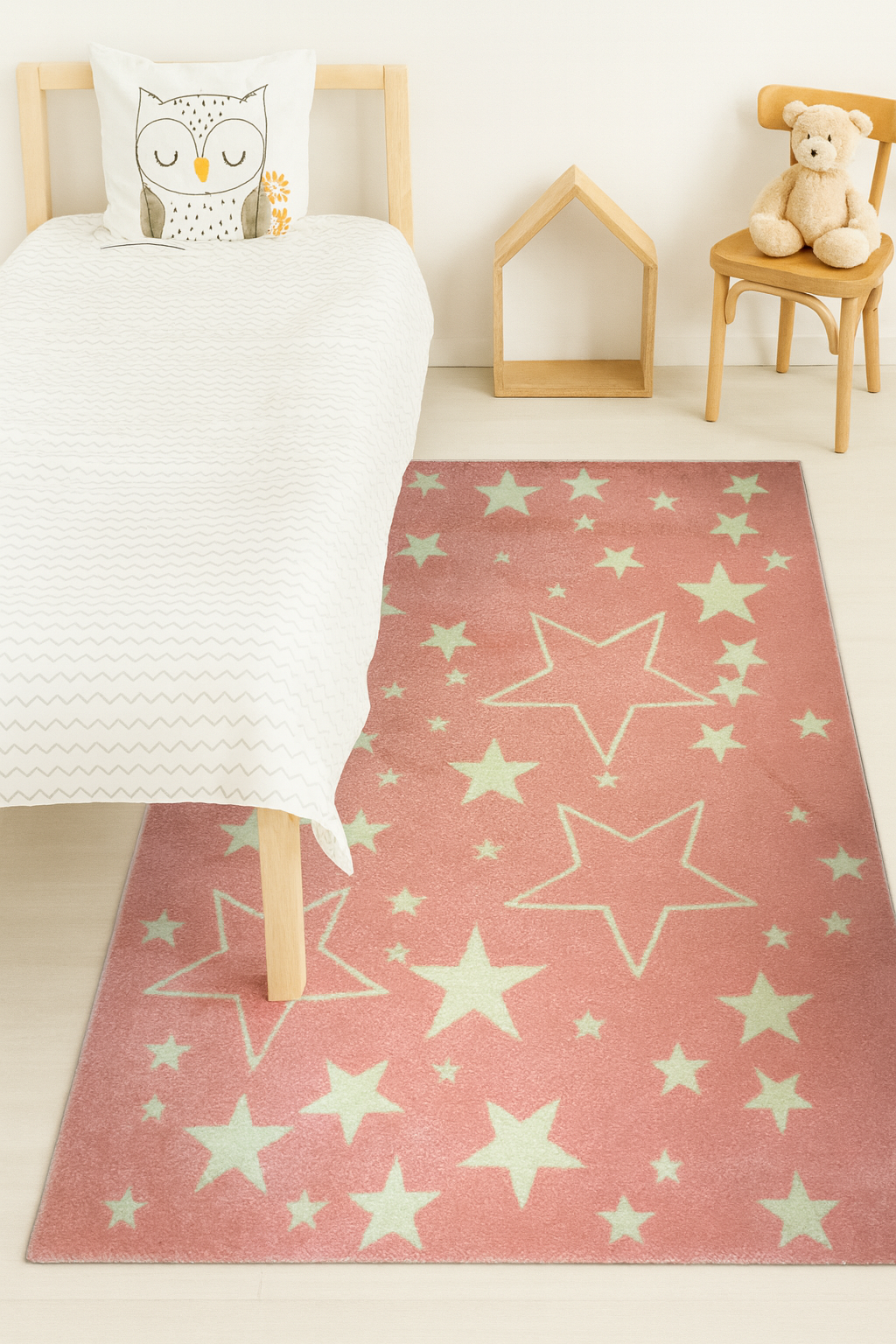 Kids Collection “Starlight Dreams” Carpet – Soft Pink Comfort for Magical Spaces