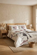 Issimo My Little Dream Single Piqué Bed Set – Kids Playful Design Lightweight Breathable Bedding