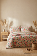 Issimo Wild Flower Double Piqué Bed Set – Floral Elegant Summer Bedding for Modern Bedrooms