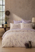 Karaca Home Tesla Lila Single Piqué Bed Set – Soft Lilac Summer Bedding – Elegant Fresh Bedroom Collection