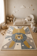 Dali Lion Kids Carpet – Playful Animal Design Rug for Nursery, Bedroom & Playroom