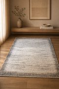 Savoy “Silver Mist” Modern Greige Gradient Rug – Contemporary Grey Area Carpet