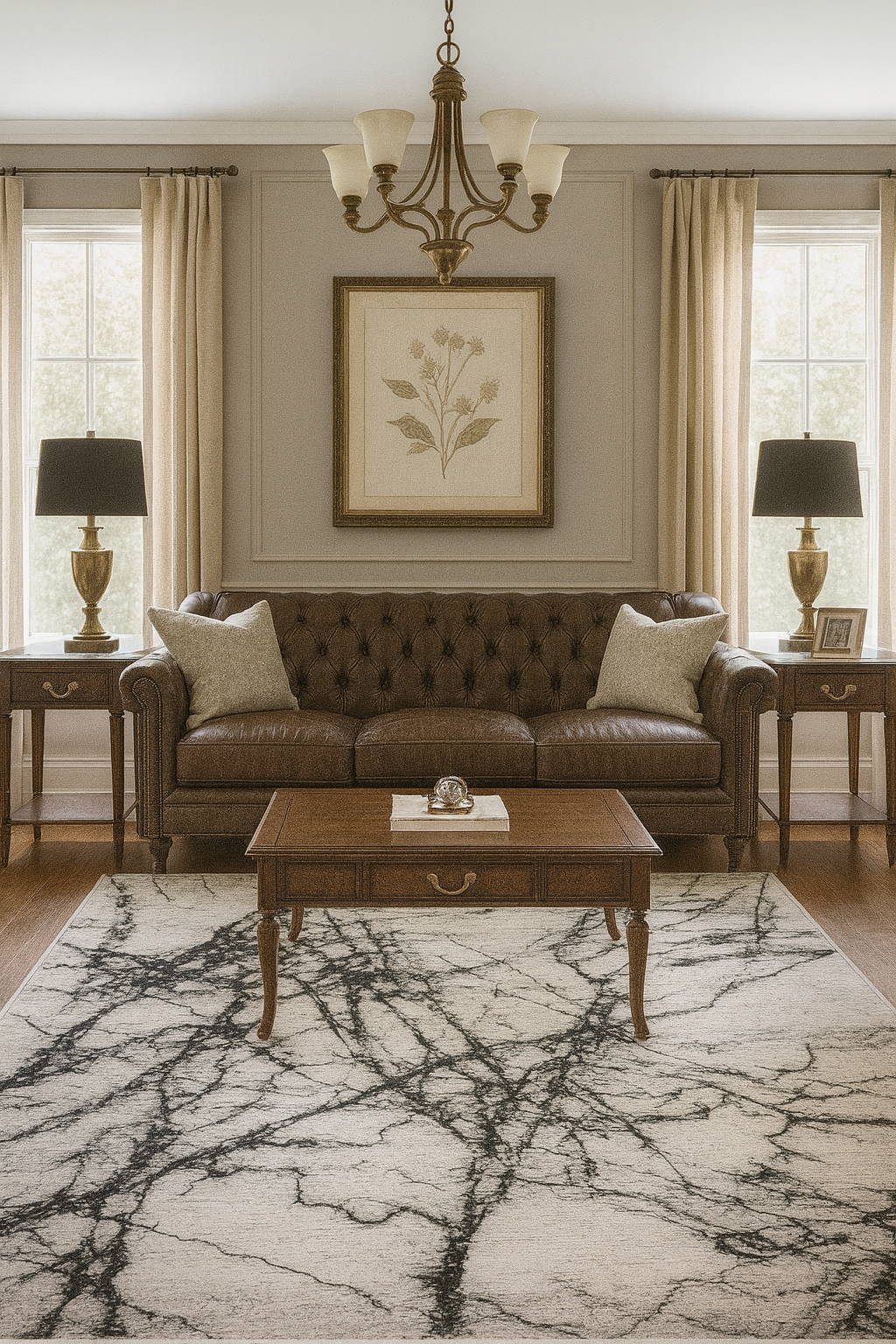 Marble 88 “Storm Veil” Modern Carpet – Sophisticated Grey Tones
