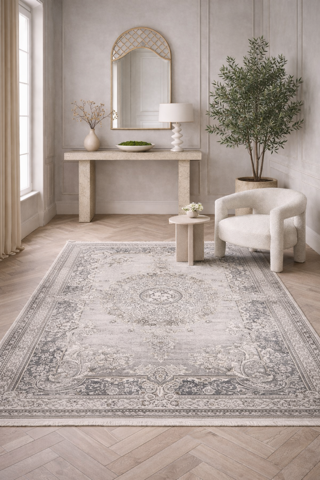 Milano Grey Mist – Elegant Vintage Design with Timeless Appeal