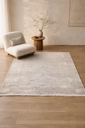 Venecia “Antique Palace” Vintage Classic Carpet – Beige Distressed Floral Rug