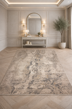 Valentino 53 Grey – Abstract Elegance in Soft Grey Tones