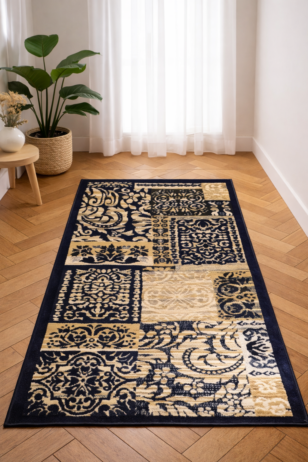 Capital Vintage Carpet – Bold Geometric Design for Modern Spaces