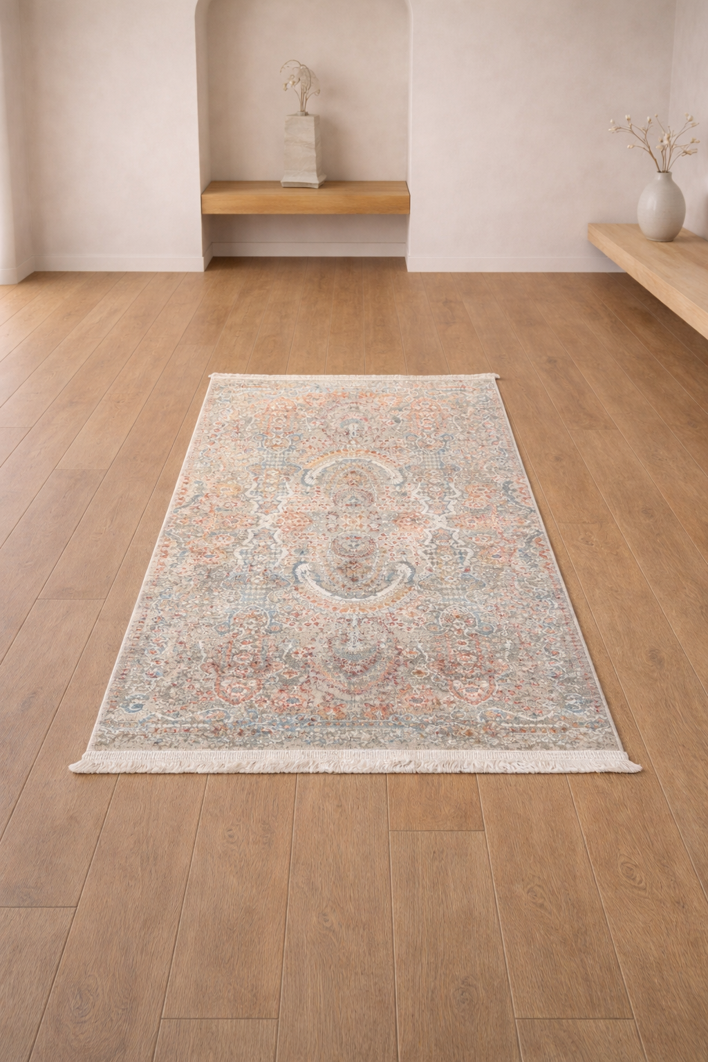 Valentino 330 “Whispered Heritage” Carpet – Vintage Medallion Rug for Living Room
