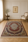 Tapis iranien classique « Héritage royal » d’Esfahan (3,6 m) – Design traditionnel élégant