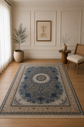 Tapis iranien classique « Héritage royal » d’Esfahan (3,6 m) – Design traditionnel élégant