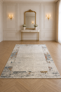 Urbino 53 “Silver Horizon” Modern Abstract Rug – Grey Contemporary