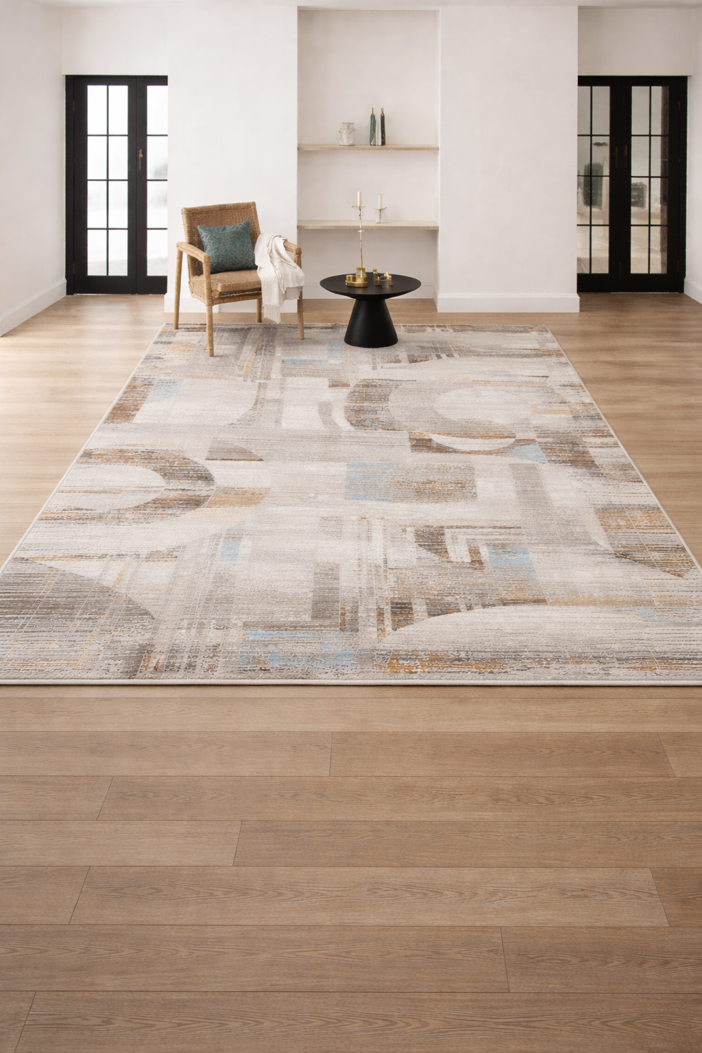 Efes 15 Beige Geometric Carpet – Stylish & Practical for Home Interiors