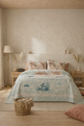 Issimo World Travel Single Piqué Bed Set – Lightweight & Breathable Bedding for Kids & Guest Rooms