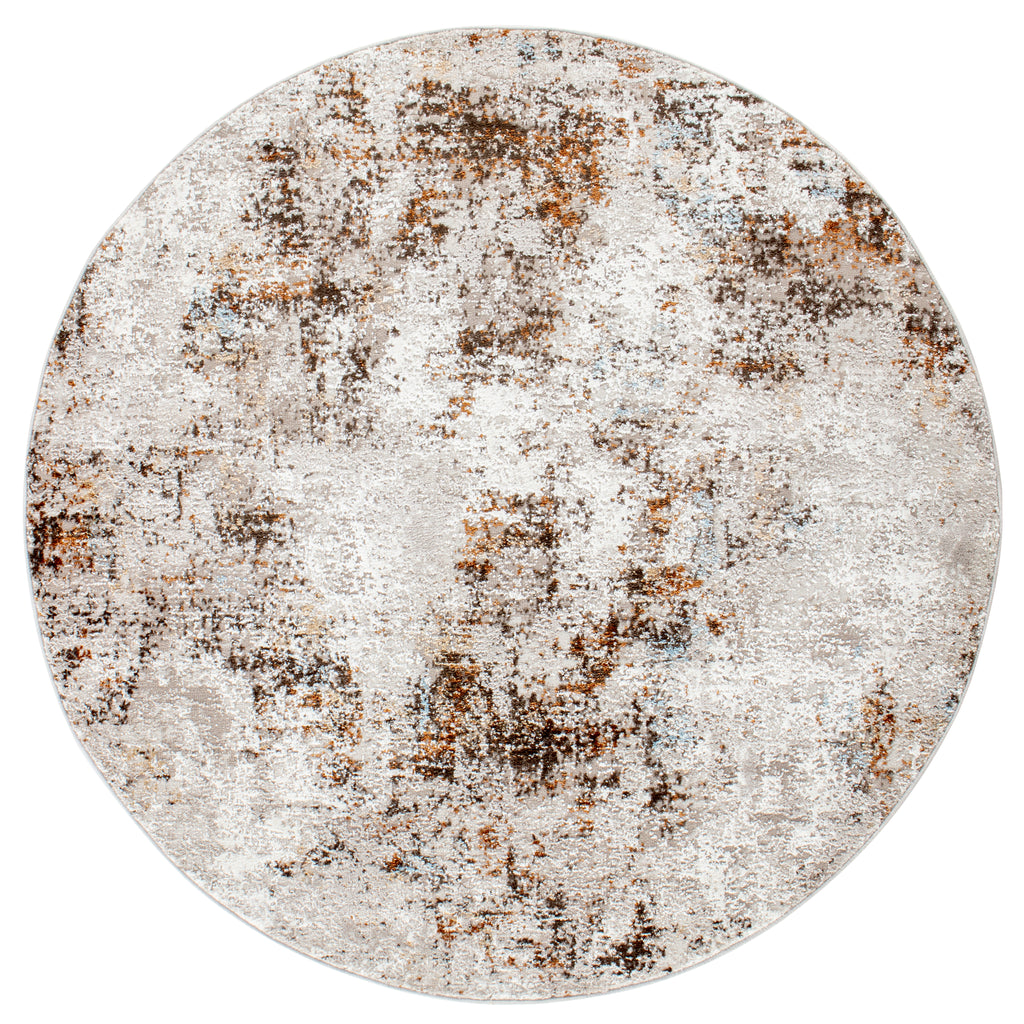 Efes 68 Beige Contemporary Round Carpet – Elegant Design for Every Room