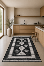 Lycra “Urban Flow” Modern Carpet – Sleek & Stylish in Neutral Tones