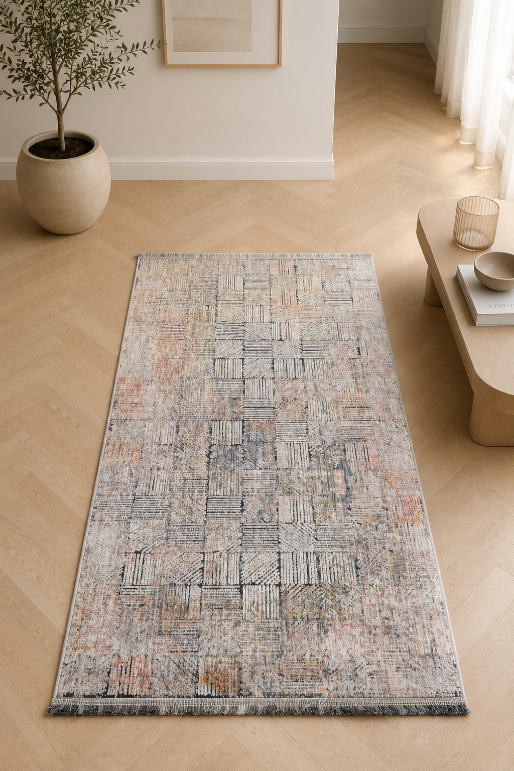 Savoy Mosaic Textured Carpet – Contemporary Patchwork Elegance for Modern Interiors