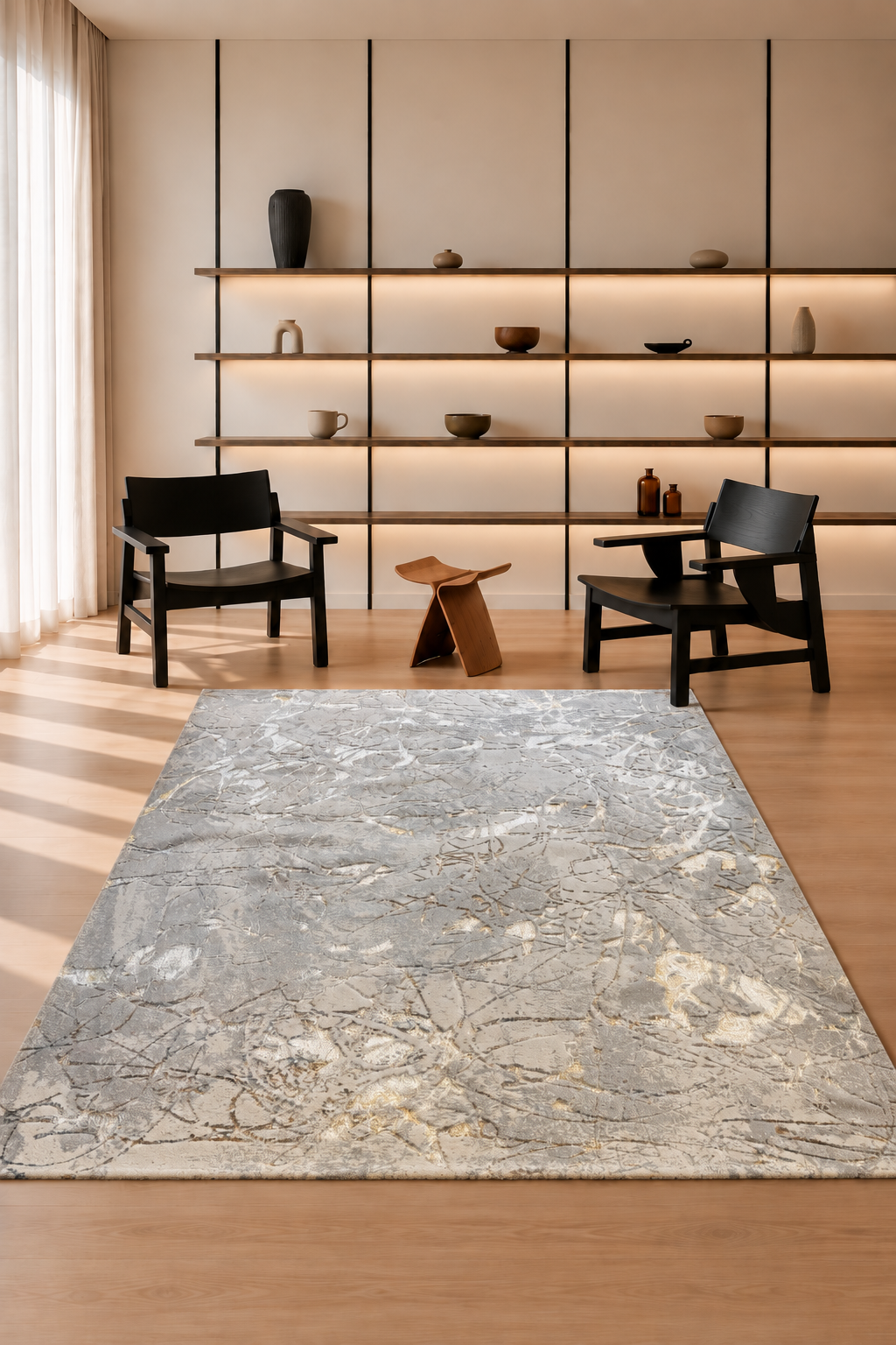 Palma 71 Modern Beige Textured Carpet – Elegant Neutral Area Rug