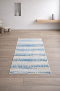 Tapis géométrique beige et sable Navada Canyon – Chaleur moderne pour un style de vie élégant 
