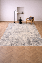 Tapis moderne gris et bleu Efes 93 – Léger et élégant pour les intérieurs de maison