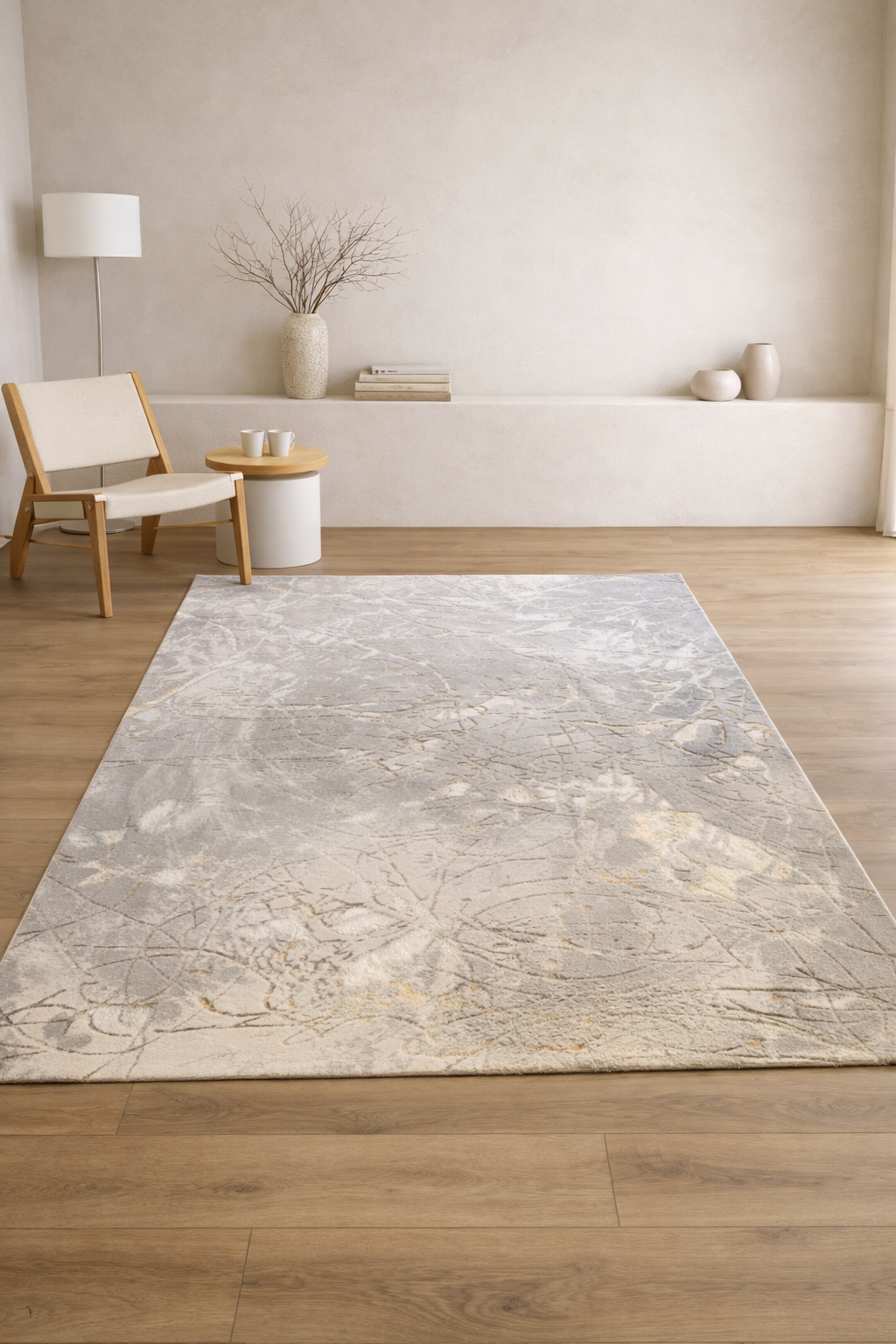 Palma 81 Modern Beige Textured Carpet – Elegant Neutral Area Rug