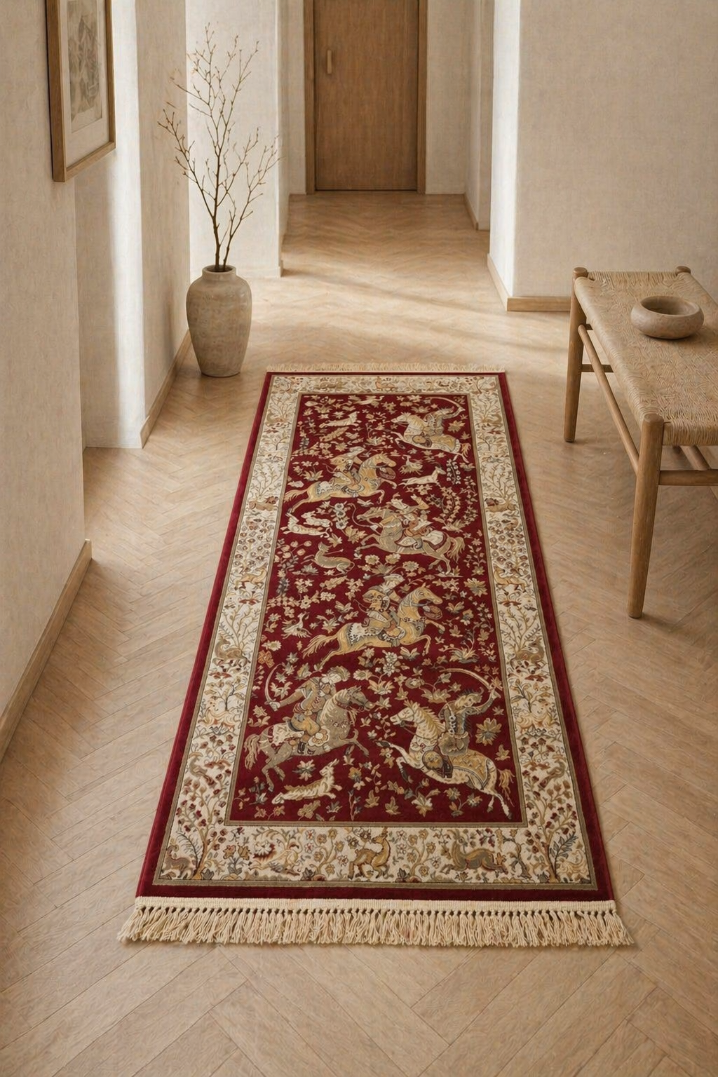 Crown Jewel Horses Red Carpet – Royal Equestrian Design – Premium Belgian Classic Rug