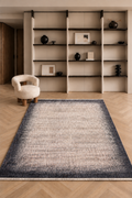 Tapis Savoy Midnight Navy – Élégance géométrique moderne en bleu profond