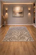 Pearl Greige Modern Carpet – Subtle Elegance with Contemporary Charm
