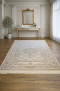 Mashhad “Moonlit Plains” Classic Carpet – Elegant Greige & Timeless Style