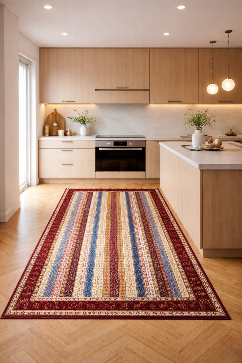 Lycra “Shadow Drift” Modern Carpet – Sophisticated Abstract in Dark Tones