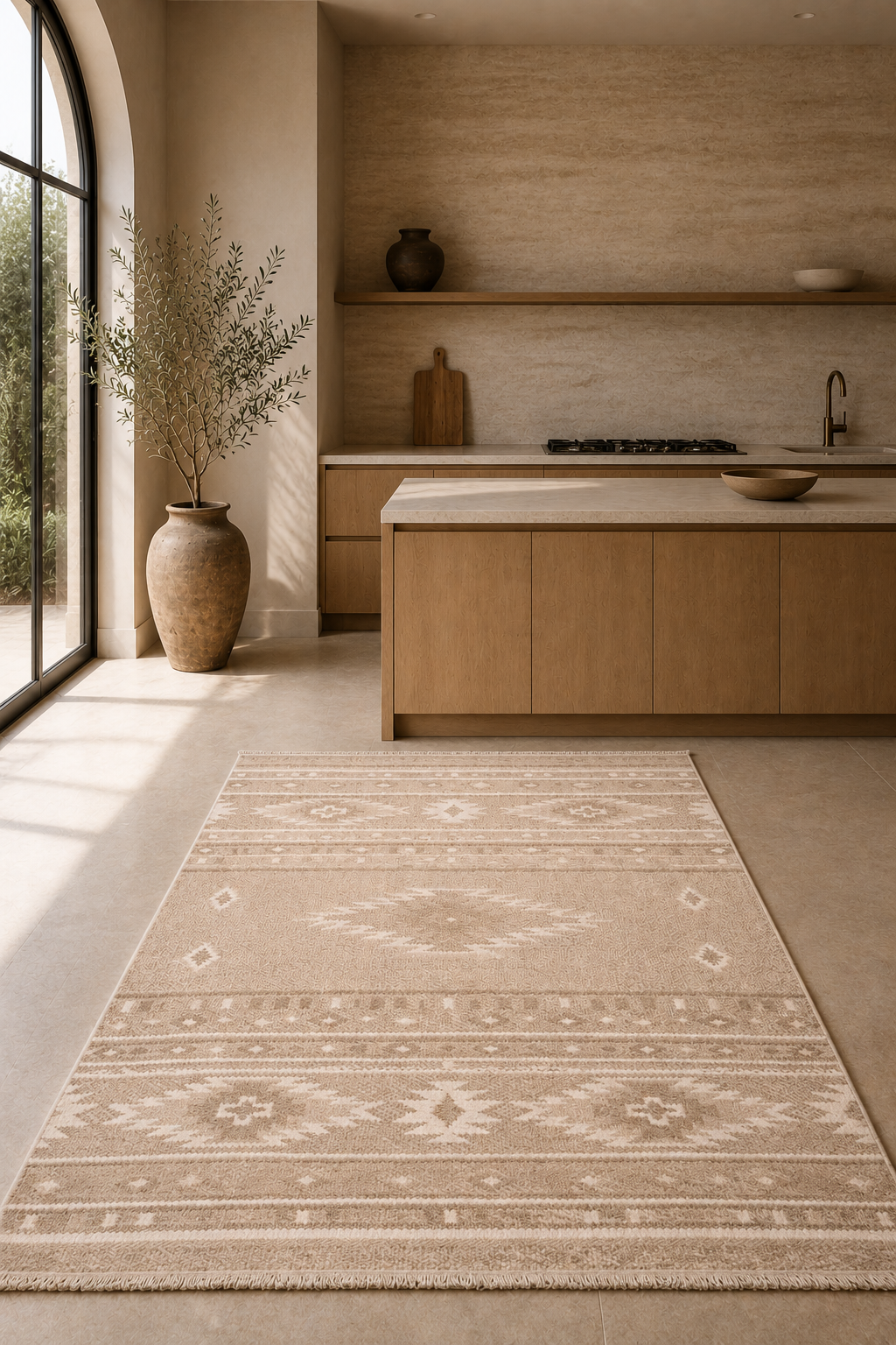 Oslo Aurora Beige Vintage Carpet – Subtle Elegance for Every Room