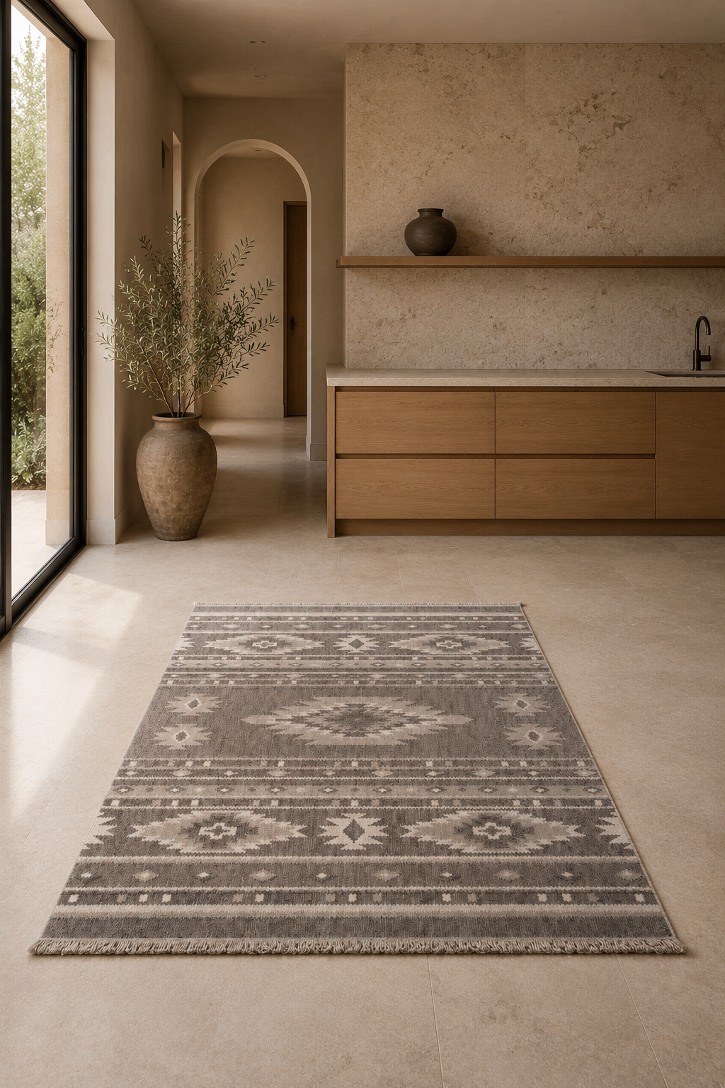 Oslo Aurora Grey Vintage Carpet – Subtle Elegance for Every Room