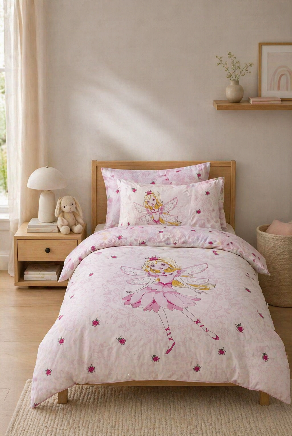 Karaca Home Shea Single Piqué Bed Set – Soft Minimal Summer Bedding – Elegant Modern Bedroom Collection