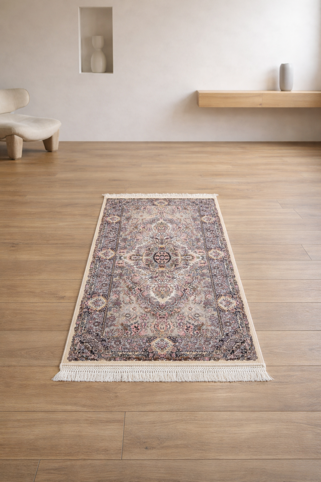 Prestige Salari Vintage Medallion Carpet – Elegant Persian-Inspired Statement for Classic Homes