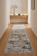Grey abstract runner carpet hallway Lebanon – Tapis Dbouk