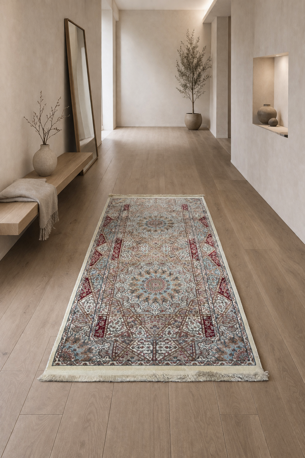 Fibressa Veloura Runner Carpet – Soft Persian Elegance for Modern Hallways