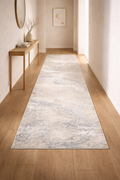 Palma “Ocean Marble” Modern Abstract Rug – Beige & Blue Contemporary Area Carpet