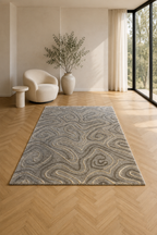 Tapis moderne Pearl Greige – Élégance subtile et charme contemporain