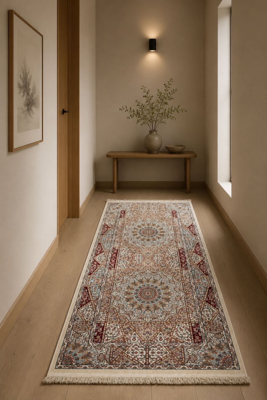 Fibressa Veloura Runner Carpet – Soft Persian Elegance for Modern Hallways